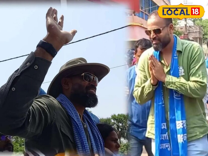 *ইউসুফ পাঠান খেলাধুলার মধ্য দিয়েই নিজেকে প্রতিষ্ঠিত করেছেন। তবে আজ তিনি খেলাধুলার গণ্ডি ছাড়িয়ে রাজনীতির আঙিনায় পা রেখেছেন। শাসক দল তৃণমূলের হয়ে তিনি এ বার লোকসভা নির্বাচনে প্রতিদ্বন্দ্বিতা করছেন বহরমপুর কেন্দ্র থেকে, যেখানেই তার প্রতিপক্ষ সবচেয়ে চ্যালেঞ্জিং প্রার্থী অধীররঞ্জন চৌধুরী। ইতিমধ্যেই তিনি জমা করেছেন মনোনয়ন। সংগৃহীত ছবি। 