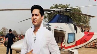 অভিষেকের হেলিকপ্টার ঘিরে শোরগোল