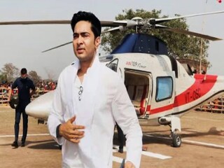 অভিষেকের হেলিকপ্টার ঘিরে শোরগোল