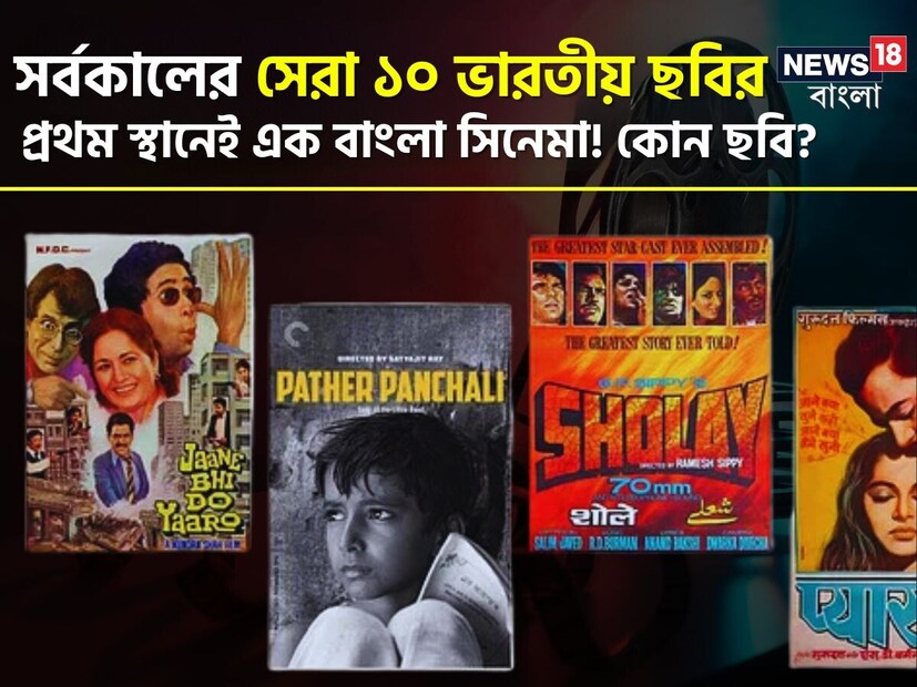 ভারতের চলচ্চিত্রের ইতিহাসে সেরা দশটি ছবির মধ্যে চারটিই বাংলা ছবি। আর তা তিনমূর্তি সত্যজিৎ-ঋত্বিক-মৃণালের। ইন্টারন্যাশনাল ফেডারেশন অফ ফিল্ম ক্রিটিকস-এর ‘ইন্ডিয়া চ্যাপ্টার’ একটি সমীক্ষা চালায়। সেখানে সমালোচকদের মতামতের ভিত্তিতেই উঠে এসেছে তিন বাঙালি পরিচালকের চারটি ছবি। 