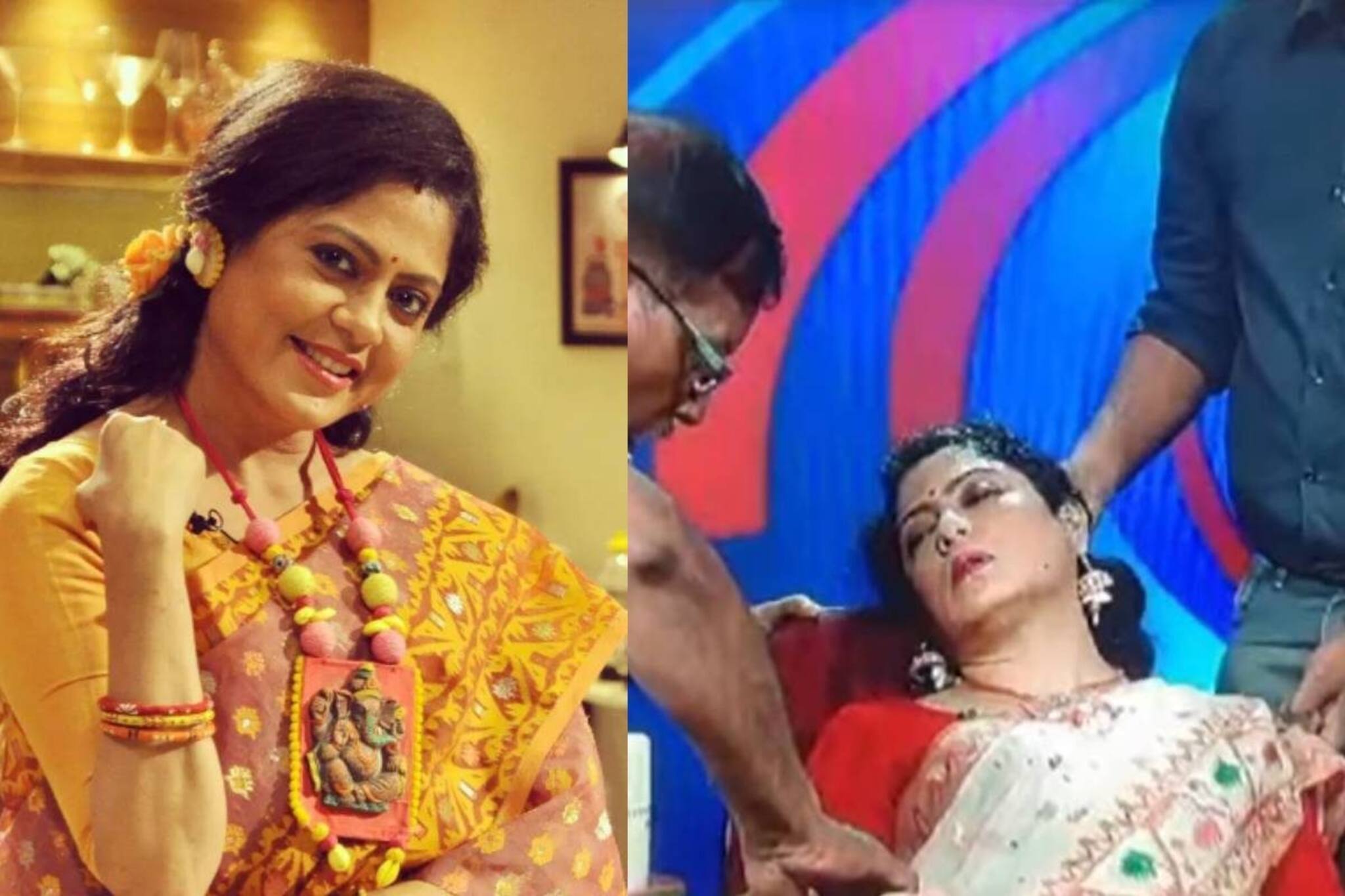 লাইভ নিউজের মাঝেই জ্ঞান হারালেন লোপামুদ্রা! তাপপ্রবাহের খবর পড়তে পড়তেই...!