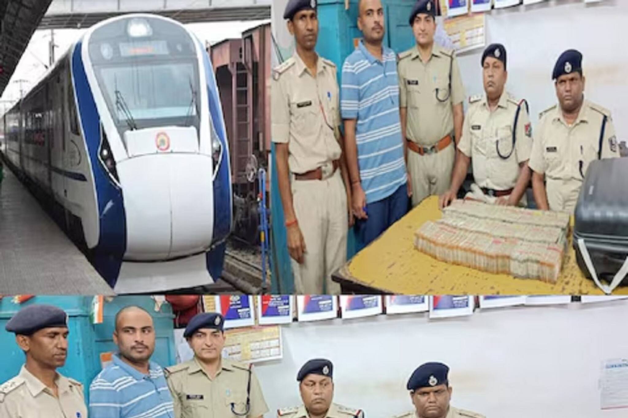 ট্রলি ব্যাগ নিয়ে বন্দে ভারত এক্সপ্রেস থেকে নামলেন যুবক, ব্যাগ খুলতেই সবাই অবাক!