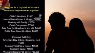 ভাড়ার প্রেমিকা হতে রাজি ভারতীয় এই যুবতী