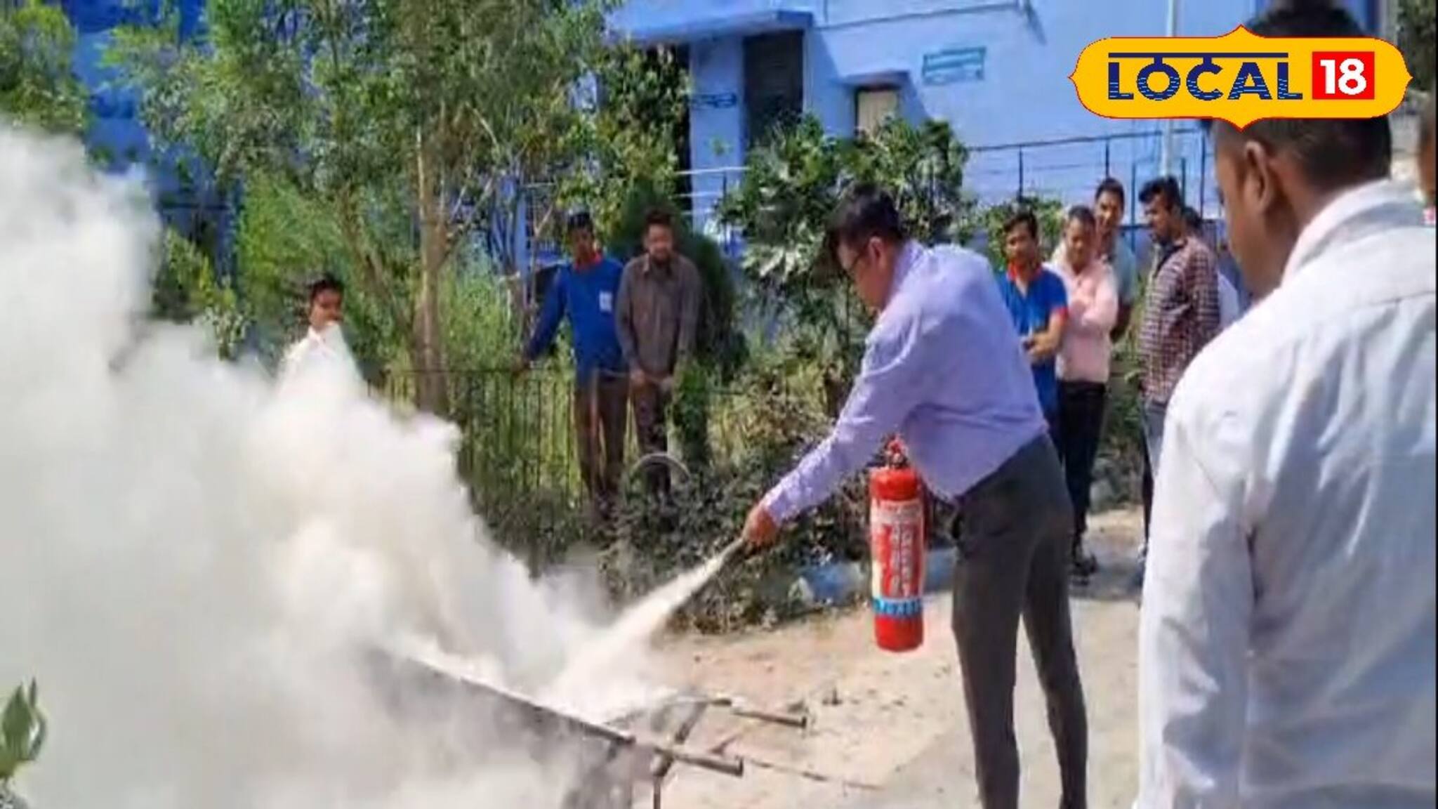 দমকল আসতে দেরি হচ্ছে? আগুন লাগলে নেভাবেন কীভাবে, শেখানো হল সিকিউরিটি কর্মীদের