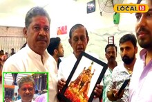 নৈহাটির বড়মার মন্দিরে পুজো দিলেন ভারতের প্রাক্তন ক্রিকেটার কীর্তি আজাদ
