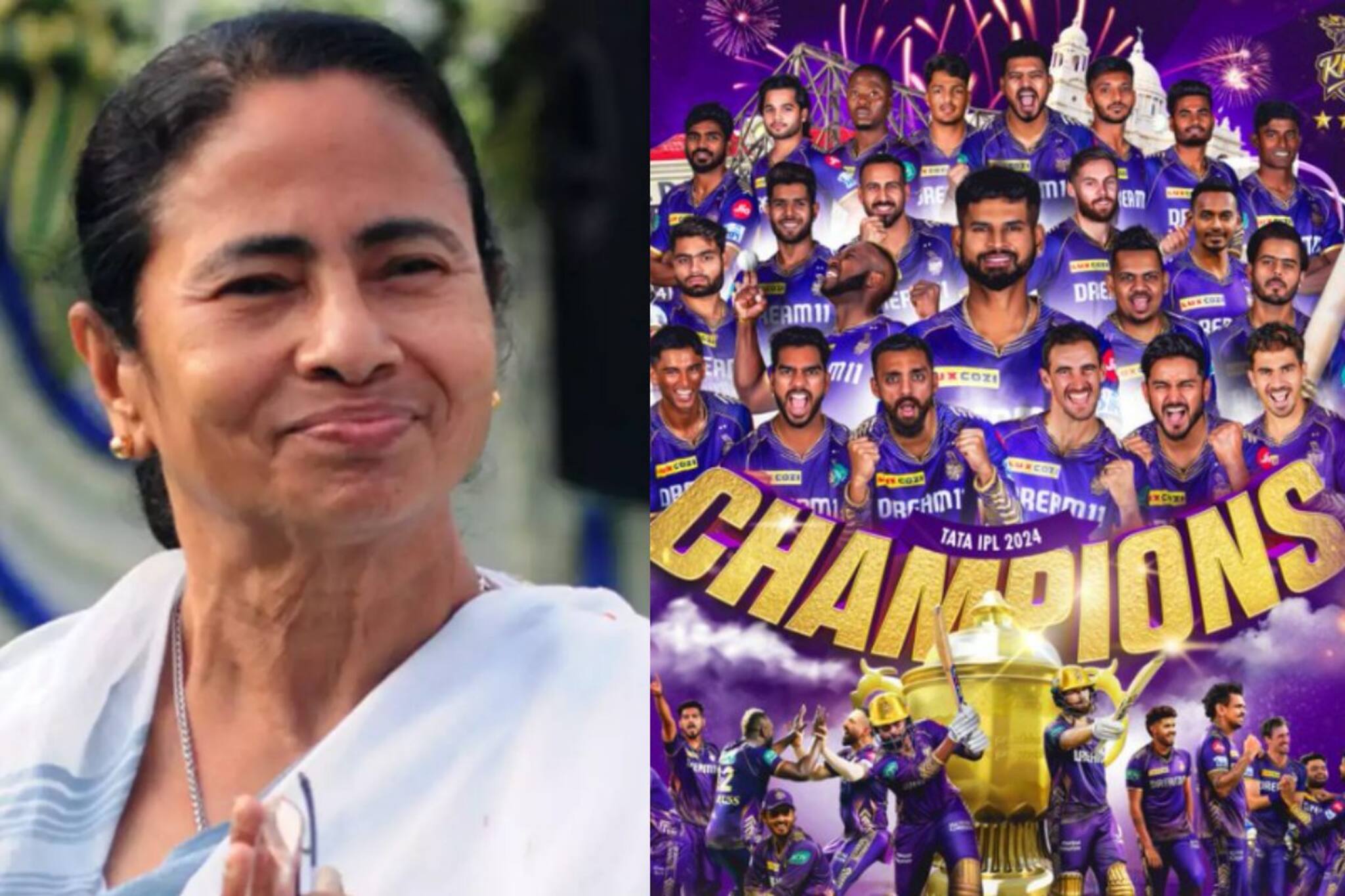 চ্যাম্পিয়ন কেকেআরকে শুভেচ্ছা বার্তা মুখ্যমন্ত্রীর, করলেন ভবিষ্যতের সাফল্য কামনা