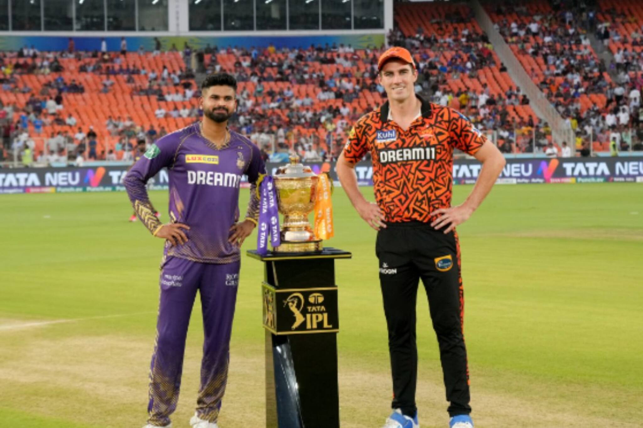 KKR vs SRH IPL 2024 Final: ফাইনালে টস হেরেও খুশি কেকেআর, কলকাতার একাদশে বড় চমক