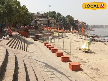 গঙ্গার ঘাটে নেই কোনও কোলাহল, বারাণসী জুড়ে বিরাজ করছে যেন এক অদ্ভুত নিস্তব্ধতা