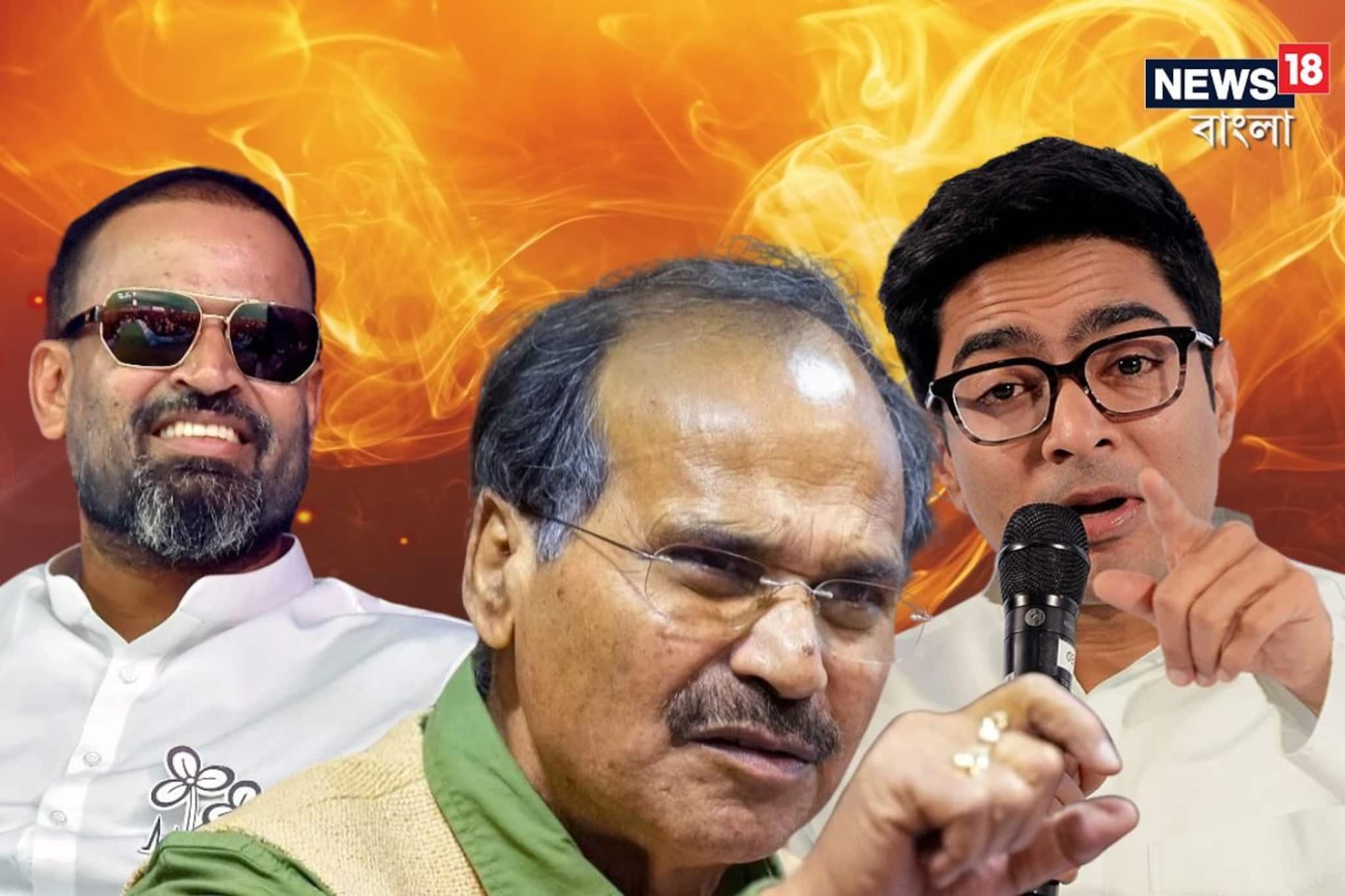 ‘বিজেপি-র ডামি ক্যান্ডিডেট’! অধীরের ‘গড়ে’ দাঁড়িয়ে তুমুল তোপ অভিষেকের