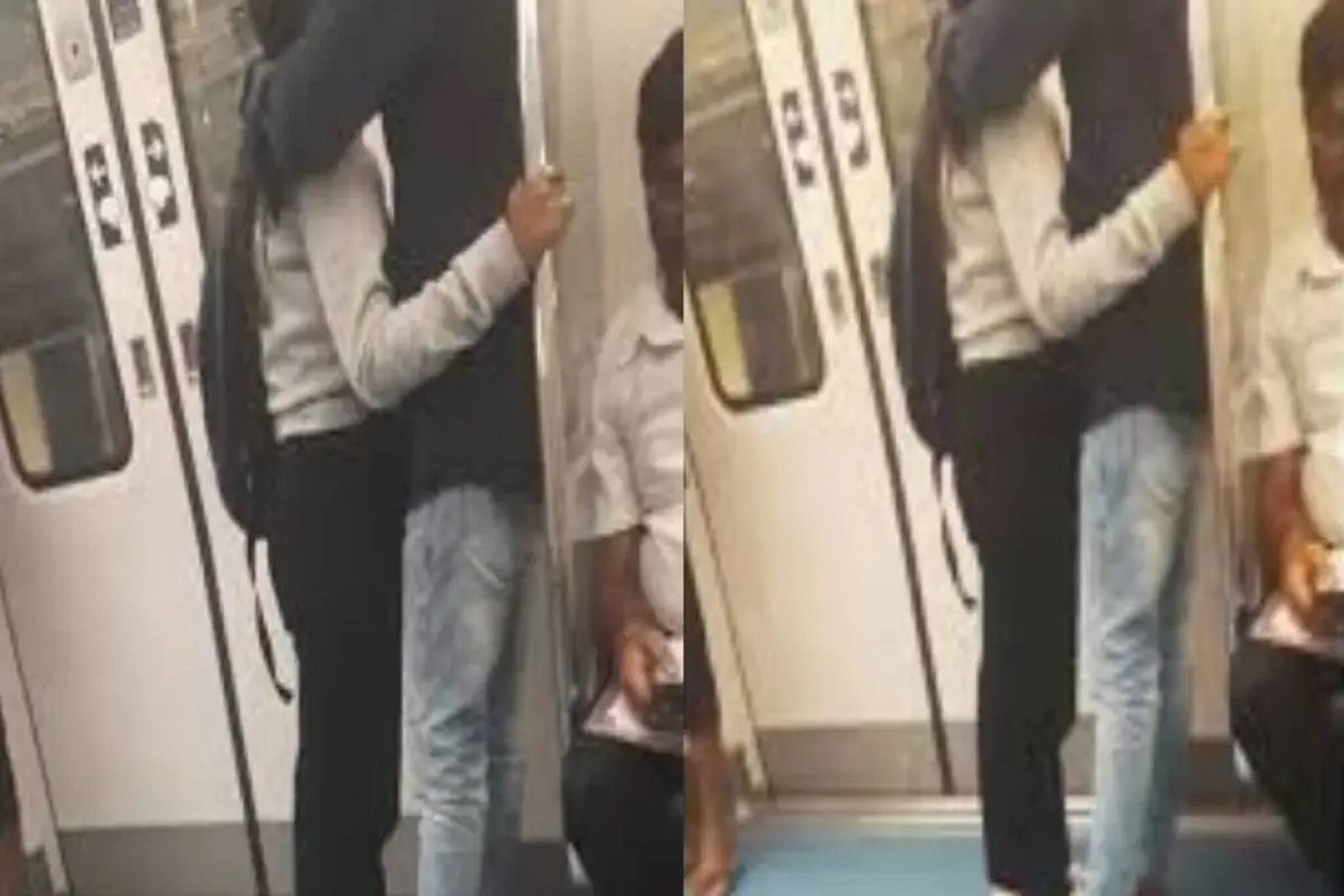 মেট্রোর মধ্যে ছেলে-মেয়ে দু'টির এ কী কাণ্ড! এ দৃশ্যে তাজ্জব সকলে!ভাইরাল সেই ভিডিও