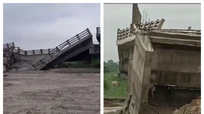 বিহারে ভেঙে পড়ল সেতু৷ বিহারে ভেঙে পড়ল সেতু৷