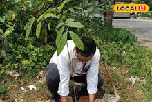 দহন জ্বালা কমাতে এগিয়ে এলেন স্বাস্থ্য আধিকারিক, হাসপাতাল চত্বরে যা হল...