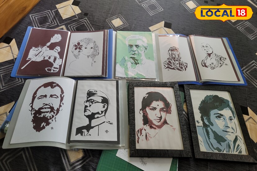 কাজের পাশাপাশি তার নেশা কয়েন সংগ্রহ। তাই না তিনি কাগজ কেটে নানা পোর্ট্রেট তৈরি করেন।