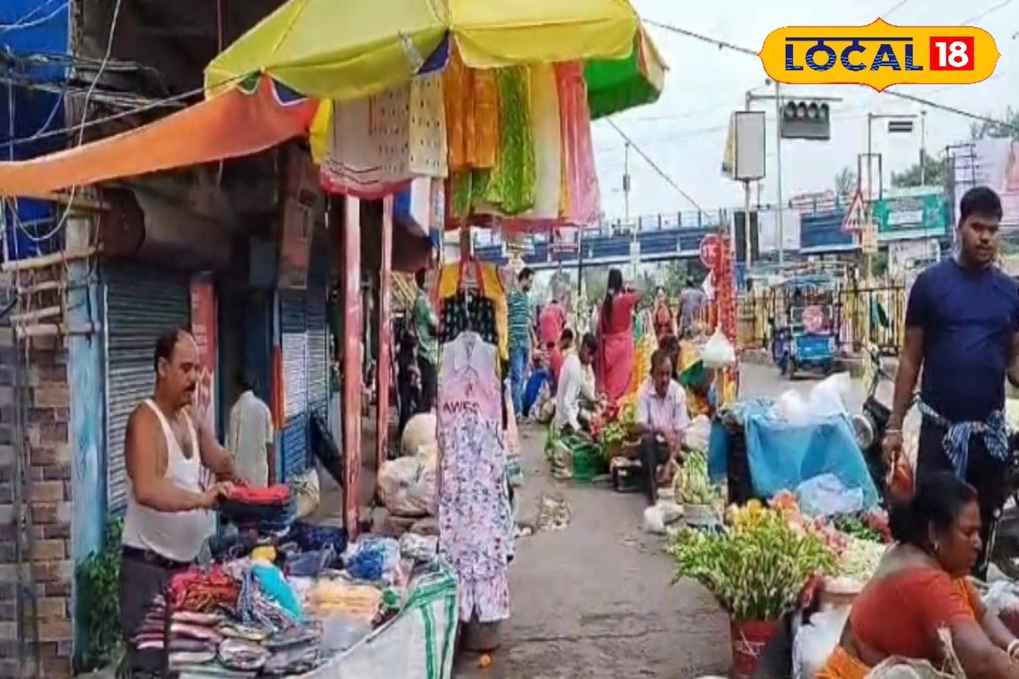 মুখ্যমন্ত্রীর হুঁশিয়ারির পরেও মালদহে ফুটপাত দখল করে ব্যবসা চলছে