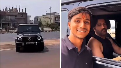 ফ্যানের সঙ্গে ফটো তুলতে দামী গাড়ির কাঁচ নামালেন ধোনি- photo- (Screengrab/X) ফ্যানের সঙ্গে ফটো তুলতে দামী গাড়ির কাঁচ নামালেন ধোনি- photo- (Screengrab/X)