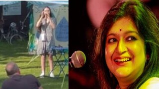 বিদেশিনীর গলায় রবীন্দ্রসঙ্গীত! কেমব্রিজে নদীর ধারে ‘আমার প্রাণের মানুষ’ গাইলেন সাহানার ছাত্রী