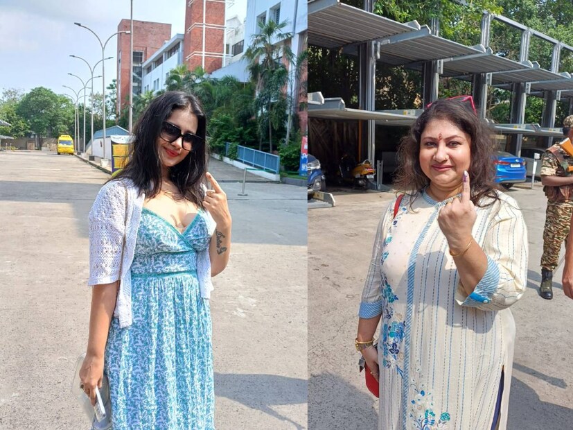 সকাল সকাল ভোট দিয়ে নিজের গণতান্ত্রিক অধিকার প্রয়োগ করলেন লাজবন্তী রায় সঙ্গীতশিল্পী। ভোট দিলেন অভিনেত্রী অঙ্গনা রায়।