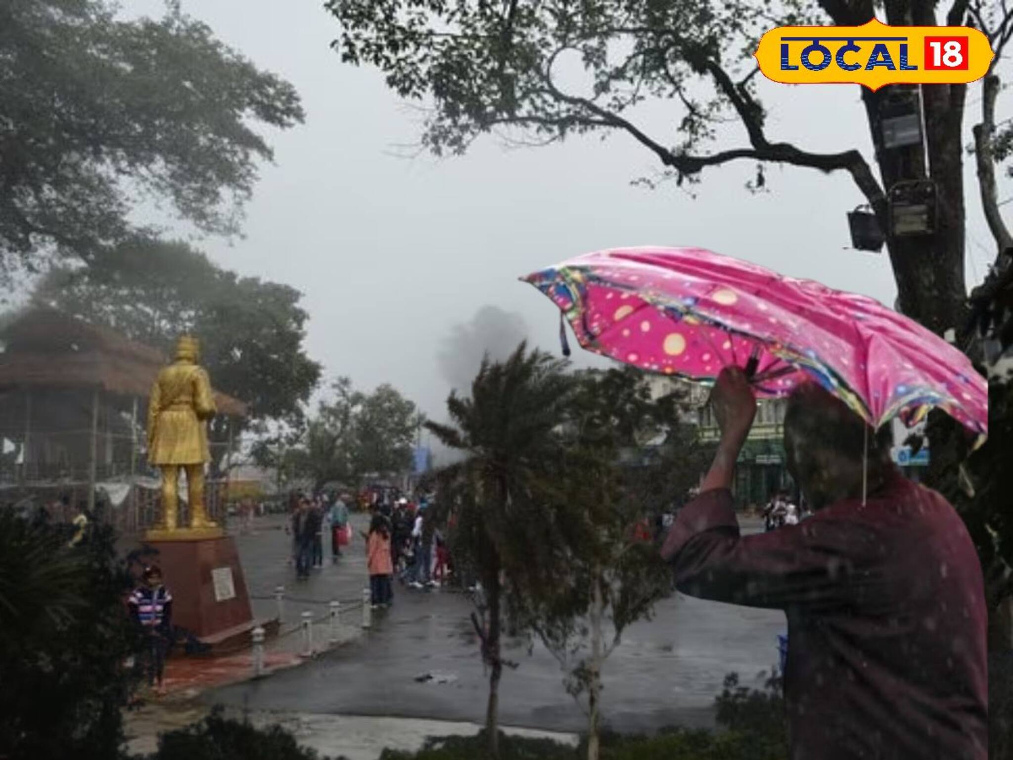 প্রবল বৃষ্টির সঙ্গে দমকা ঝোড়ো হাওয়া, উত্তরের তিন জেলায় প্রকৃতির তাণ্ডব,