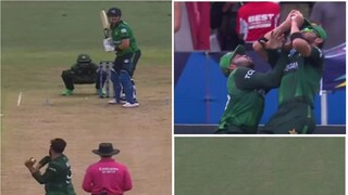 ক্যাচ ধরতে গিয়ে জোর ধাক্কা দুই ক্রিকেটারের - Photo Courtesy-  Instagram Video 
