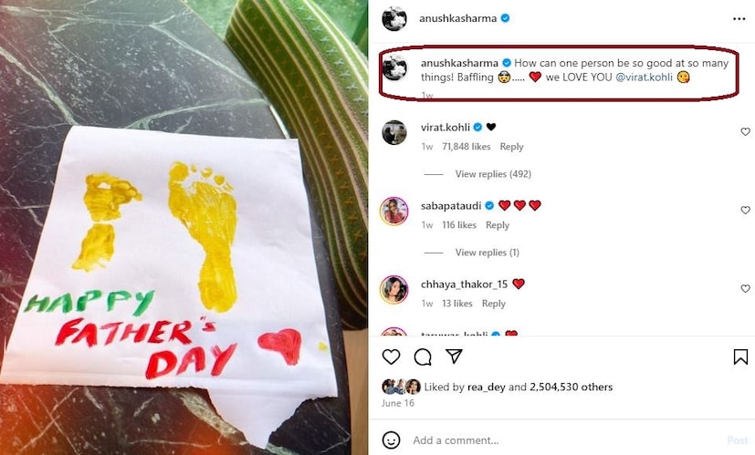 টি-২০ জয়ের পর বাবা এবং তাঁর সতীর্থদের মাঠের মধ্যে কাঁদতে দেখে ছোট মেয়ে ভামিকা বেশ চিন্তিত হয়ে পড়ে৷ সে জানতে চায় যে তাঁর বাবা ও অন্যদের সামলানোর জন্য কারা রয়েছে সেখানে! 
