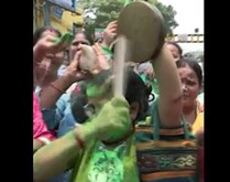 কালীঘাটে মমতা বন্দ্যোপাধ্যায়ের বাড়ির সামনে উচ্ছ্বাস 