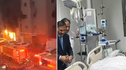 কুয়েতে ভয়াবহ আগুন কুয়েতে ভয়াবহ আগুন