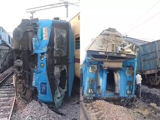 ভয়ঙ্কর ট্রেন দুর্ঘটনা