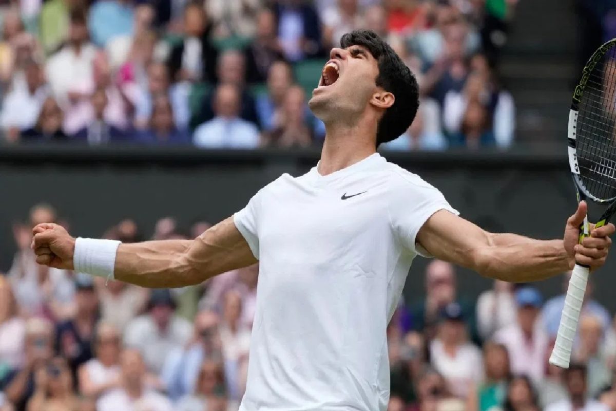 উইম্বলডনে অচেনা ‘জোকার’! খেতাব আবার আলকারাজের, রবিবারে অঘটন! উইম্বলডনে অচেনা ‘জোকার’! খেতাব আবার আলকারাজের, রবিবারে অঘটন!