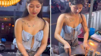 ভাইরাল তরুণী। ভাইরাল তরুণী।