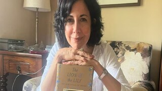 Ira Mukhtoy with book 'The Lion and The Lily: The Rise and Fall of Awadh'