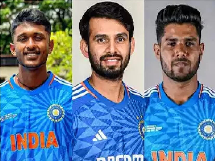 যার জায়গায় BCCI (বোর্ড অফ কন্ট্রোল ফর ক্রিকেট ইন ইন্ডিয়া) সাঁই সুদর্শন, জিতেশ শর্মা এবং হর্ষিত রানাকে বদলি হিসেবে অন্তর্ভুক্ত করেছে।