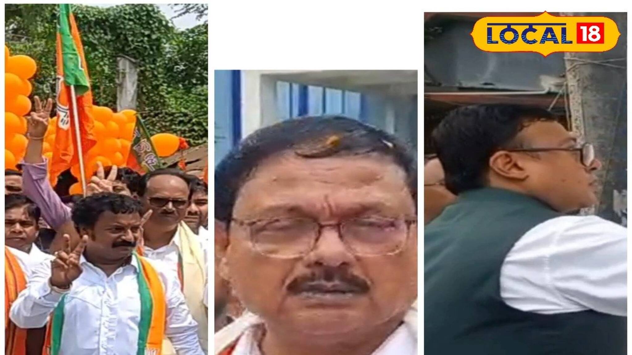 দুই ফুলের মুখোমুখি লড়াইয়ে কাঁটা 'হাত'