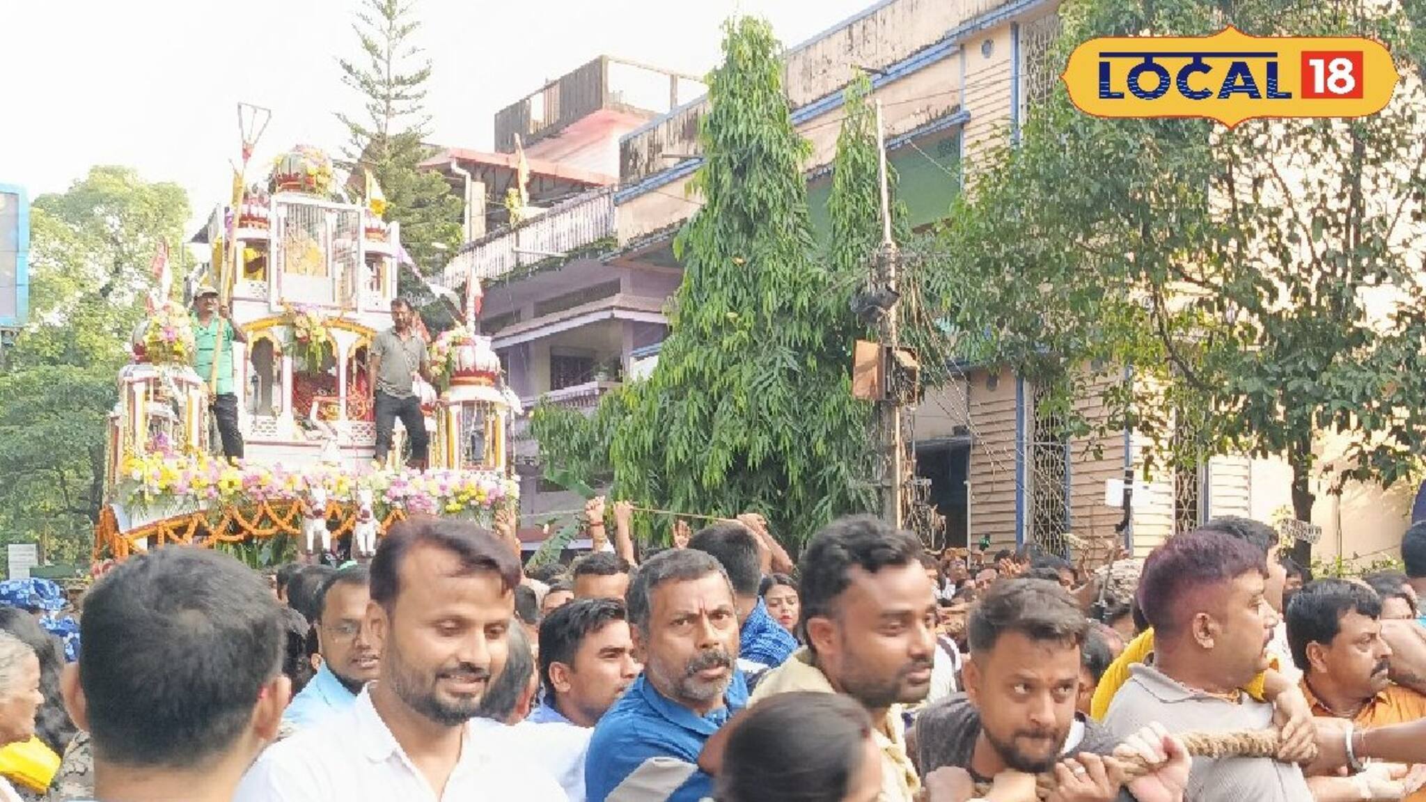 সংস্কারের পর প্রাচীন রথে নতুন চাকা, সব রীতি মেনে পালিত মদনমোহনদেবের রথযাত্রা