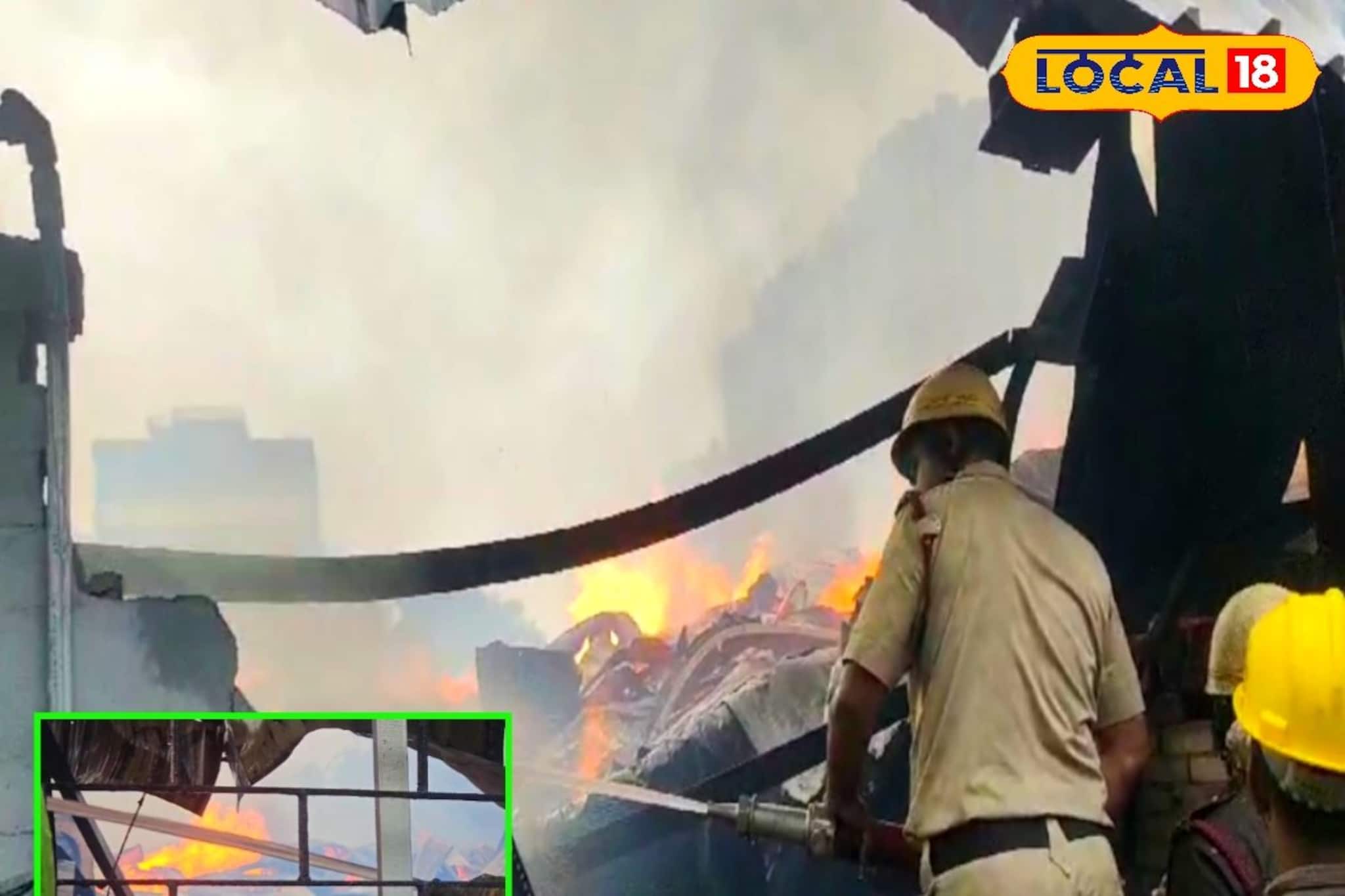 নাগেরবাজারের অগ্নিকাণ্ডে আগুন নিয়ন্ত্রণে আসলেও সম্পূর্ণ নেভাতে আরও সময় লাগবে