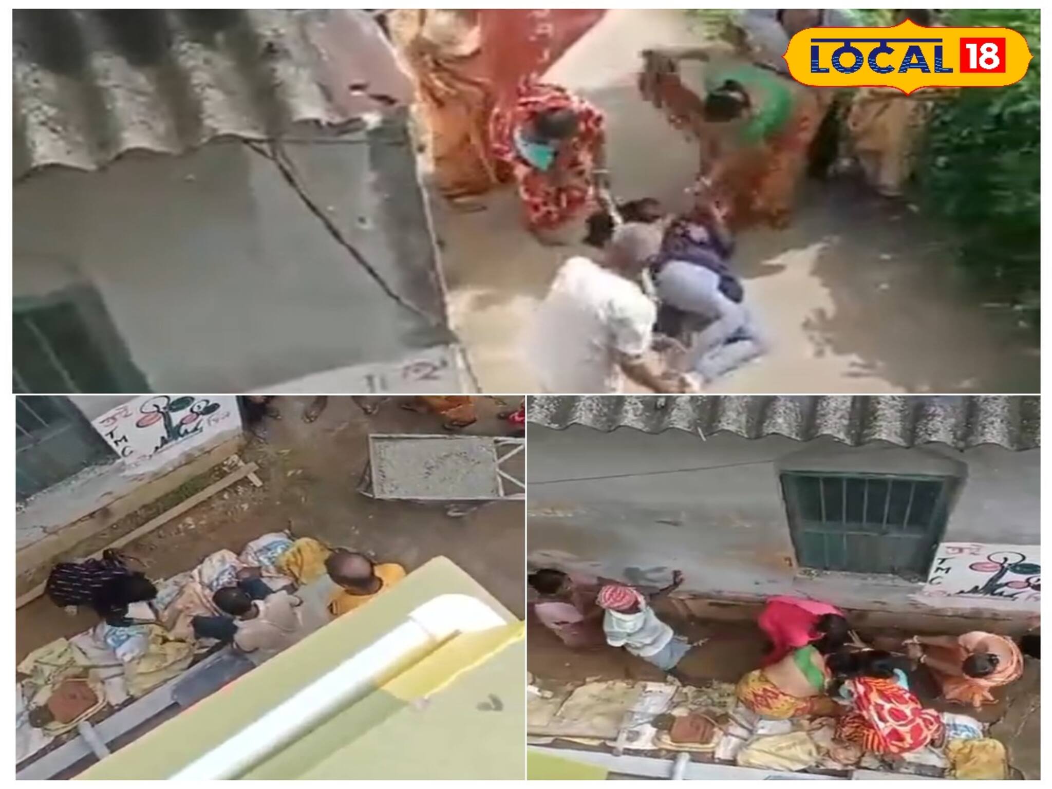 রাস্তা তৈরি নিয়ে বিবাদ শাসকদলের দুই পক্ষের, সিঙ্গুরে চ্যালা কাঠ নিয়ে তাড়া!