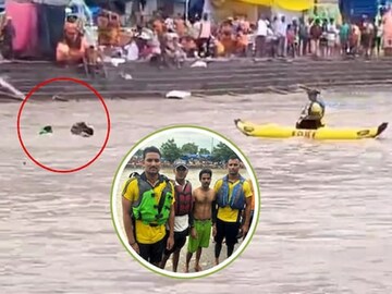 হরিদ্বারের গঙ্গার সামনে ‘হর হর মহাদেব’ স্লোগান দুই কাঁওয়ার যাত্রীর, তারপরই ছুটে এল আশপাশের লোক, হঠাৎ কী হল?