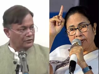 বাংলাদেশের বিদেশমন্ত্রী হাসান মেহমুদ ও পশ্চিমবঙ্গের মুখ্যমন্ত্রী মমতা বন্দ্যোপাধ্যায়৷ 