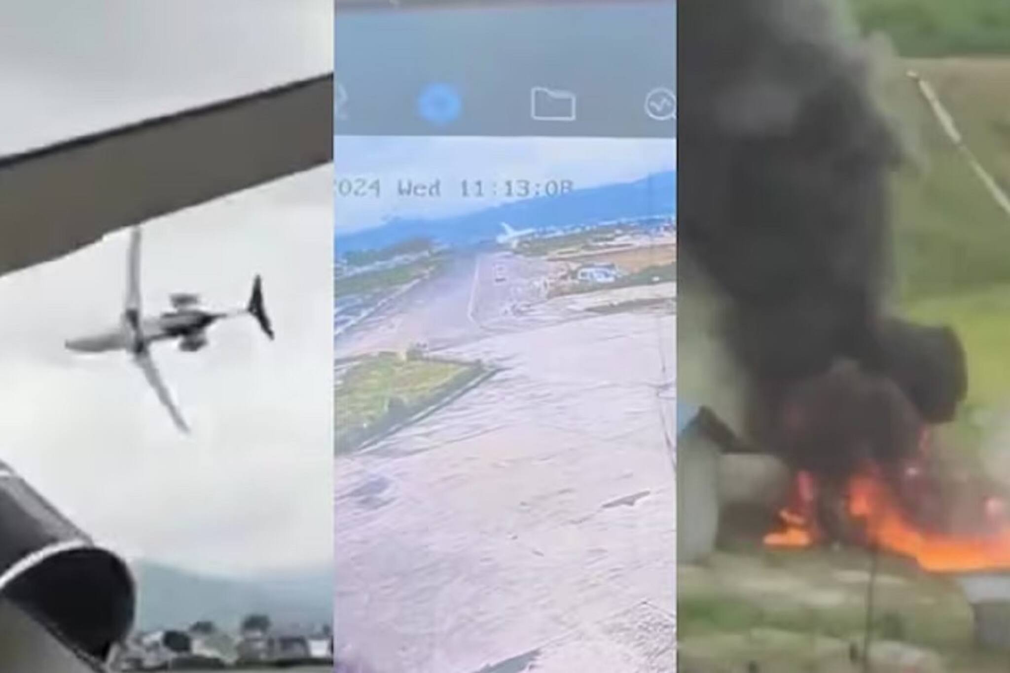 ওড়ার সময়েই বিপত্তি ! নেপালে ভয়াবহ বিমান দুর্ঘটনার ভিডিও ভাইরাল