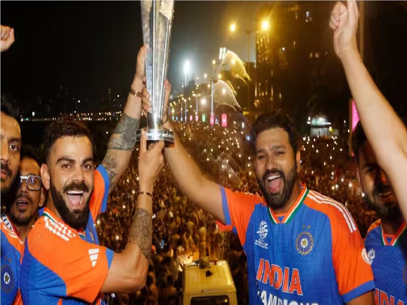 : T20 WC জয়ী দলের অধিনায়ক রোহিত শর্মা বাদ পড়তে পারেন! শুধু তিনিই নয় নাম কাটা যেতে পারে বিরাট কোহলিরও৷  ভারতীয় অধিনায়ক রোহিত শর্মা এবং তারকা ব্যাটসম্যান বিরাট কোহলি, দুজনেই আইসিসি টি-টোয়েন্টি বিশ্বকাপ জয়ের পরেই এই ফর্ম্যাটকে বিদায় জানিয়েছিলেন৷ কিন্তু এবার তাঁরা আসন্ন ওয়ানডে সিরিজ থেকে বাদ পড়তে পারেন। পরের মাসে, টিম ইন্ডিয়া শ্রীলঙ্কার বিরুদ্ধে একদিনের সিরিজ খেলবে৷