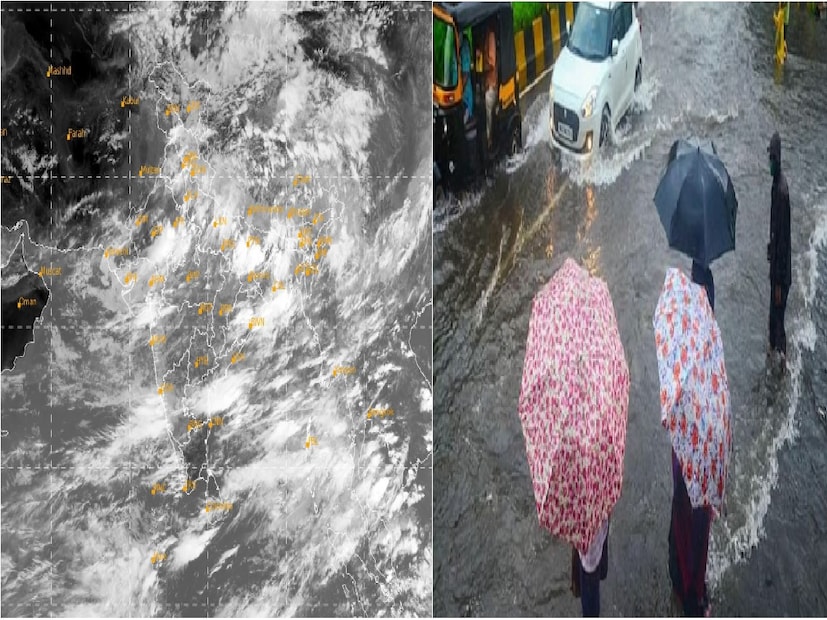 একটা সাইক্লোনিক সার্কুলেশন রাজস্থানের উপর দিয়ে অন্য সাইক্লোনিক সার্কুলেশনটি বিসতৃত রয়েছে ঝাড়খণ্ডের উপ দিয়ে৷ এরই জেরে ফের একবার উত্তরবঙ্গে প্রবল বৃষ্টির সম্ভাবনা৷ অন্যদিকে দক্ষিণের জেলাগুলিতেও উইকএন্ডে বৃষ্টির সম্ভাবনা রয়েছে৷ Photo Courtesy- IMD/ Sattellite Image