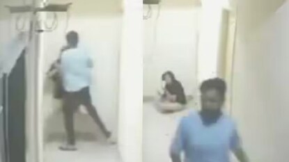 ব্যাঙ্গালুরুর পিজিতে হত্যার দৃশ্য সিসিটিভি ফুটেজে রেকর্ড হয়৷(Image: X/@BellamSwathi) ব্যাঙ্গালুরুর পিজিতে হত্যার দৃশ্য সিসিটিভি ফুটেজে রেকর্ড হয়৷(Image: X/@BellamSwathi)