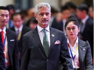 লাওসের ভিয়েনতিয়েন ন্যাশানাল কনভেনশন সেন্টারে ৫৭ তম আসিয়ান বিদেশ মন্ত্রীদের বৈঠকে যোগ দেন এস জয়শঙ্কর 