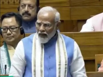 সংসদে প্রধানমন্ত্রী নরেন্দ্র মোদি৷ 