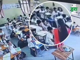 ক্লাসে ভেঙে পড়ে একটা আস্ত সিলিং ফ্যান (Source: Instagram)