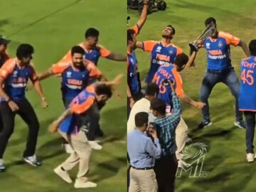 ওয়াংখেড়ে পৌঁছতেই উৎসব