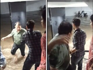 দিল্লিতে ভাইরাল হওয়া ভিডিওর একটি দৃশ্য।