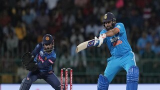 ভারত বনাম শ্রীলঙ্কা প্রথম একদিনের ম্যাচে হাফ সেঞ্চুরি রোহিতের -Photo- AP 
