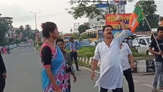 পুলিশি নির্যাতনের প্রতিবাদ, রাজ‍্য সড়ক অবরোধ, বিক্ষোভ বিজেপির! নবান্ন অভিযানের আঁচ পূর্ব মেদিনীপুরেও