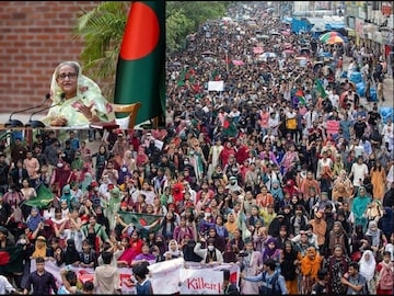 শেখ হাসিনার পদত্যাগের দাবিতে উত্তাল বাংলাদেশ৷ 