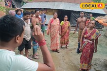 পড়াশোনা নয়, এক হাঁটু কাদাজল পেরিয়ে গোয়াল ঘরের পাশে ভাত-ডাল খেতে আসে শিশুরা!